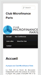 Mobile Screenshot of clubmicrofinanceparis.org